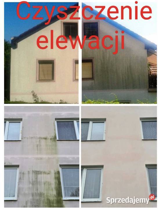 Mycie okien elewacji witryn fasad paneli