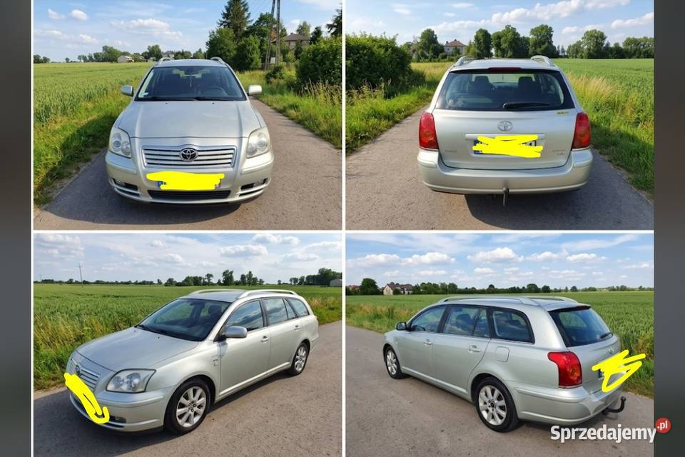 Toyota avensis II 2004 diesel Zarejestrowany w Polsce Honiatycze