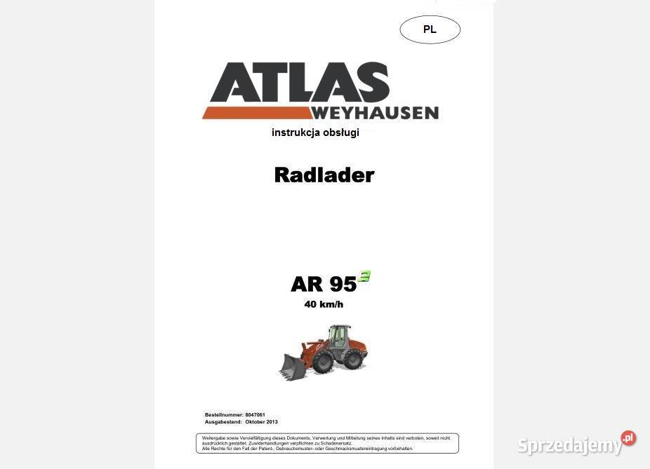 ATLAS AR95 instrukcja obsługi DTR jpolski świętokrzyskie Kielce