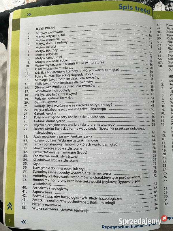 Książka Repetytorium część humanistyczna Bielsko-Biała