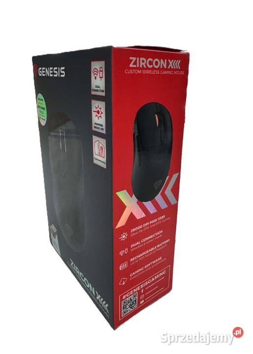 Mysz gamingowa Genesis Zircon XIII Czarna USB 24 Elbląg