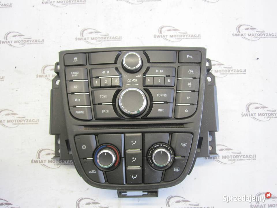 ASTRA J GTC 13r panel radia klimatyzacji Panele sterowania, przełączniki