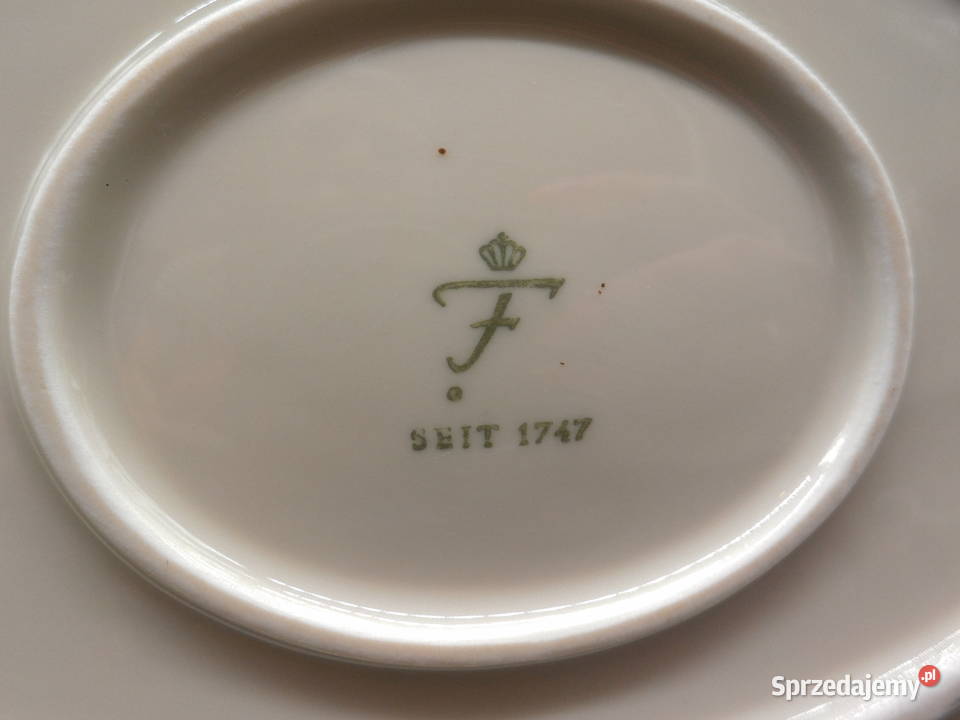 Sosjerka porcelanowa Frstenberg Porcelana i szkło