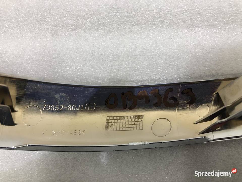 LISTWA KONSOLI LEWA CHROM SUZUKI SX4 7385280J1 Listwy i nakładki