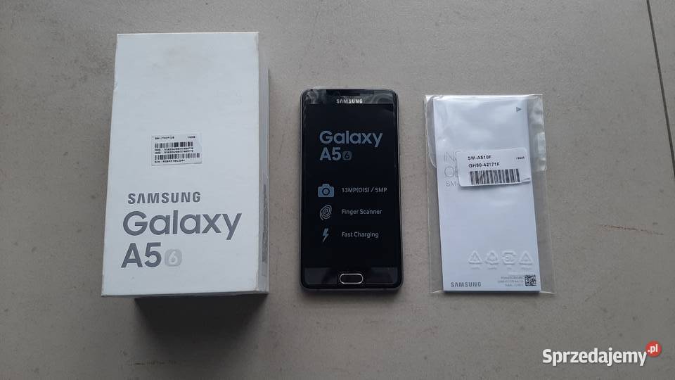 SAMSUNG GALAXY A5 2016 SM A510F czarny stan łódzkie