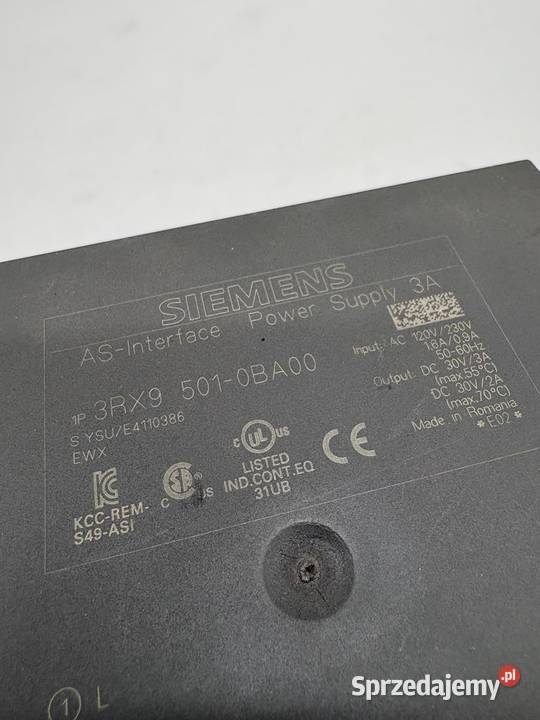 Siemens 3RX9 5010BA00 ASInterface mazowieckie Warszawa