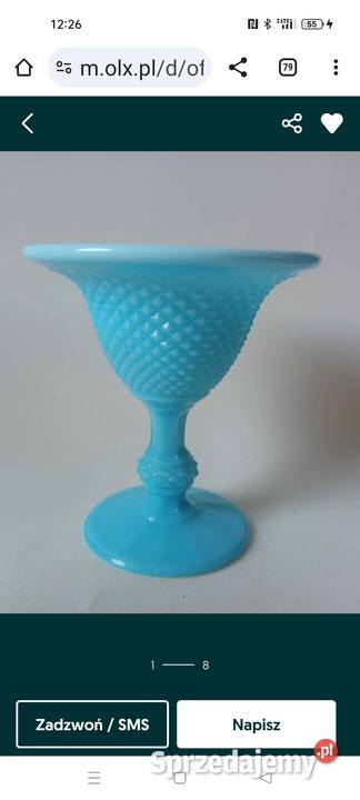 Błękitny pucharek Italy empoli Pozostałe Choszczno