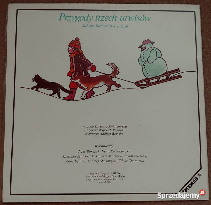 Płyta winylowa Przygody Trzech Urwisów Milanówek