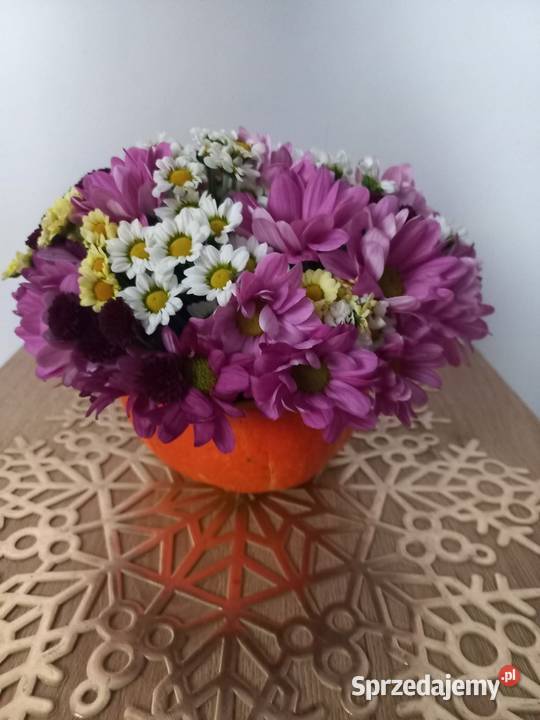 Kompozycja florystyczna z dyni