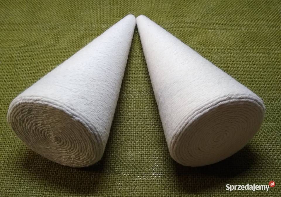 Stożek Styropianowy Baza Choinka Ozdoba Sznurek