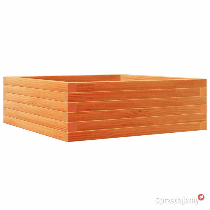 Donica ogrodowa woskowy brąz 70x70x23 lite mazowieckie sprzedam