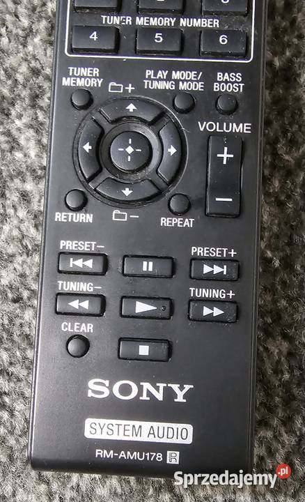 Pilot Sony audio RMAMU178 oryginalny sprawny małopolskie Kraków