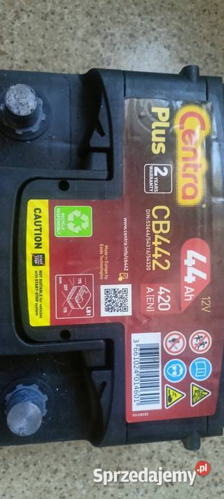 15 roku gwarancji Akumulator Centra 44 Ah Katowice