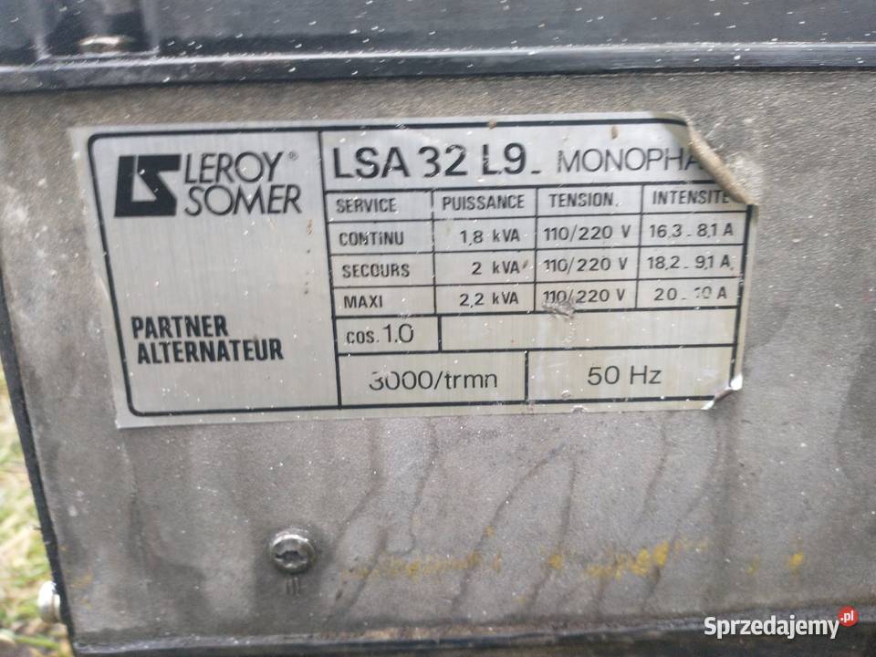 agregat pradotworczy SDMO silnik honda gx 160 55 Włoszczowa sprzedam