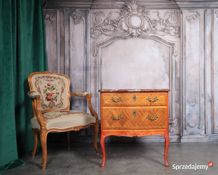 ARTexpert Komoda Ludwik marmurowy blat zachodniopomorskie Dobrzany