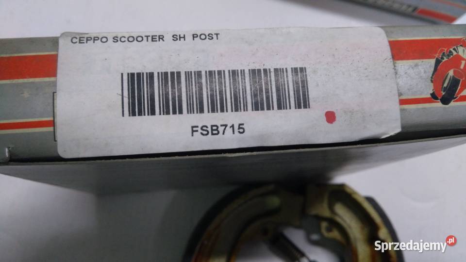 Szczęki hamulcowe tył Ferodo FSB715 Honda SH 50 Bielsk Podlaski