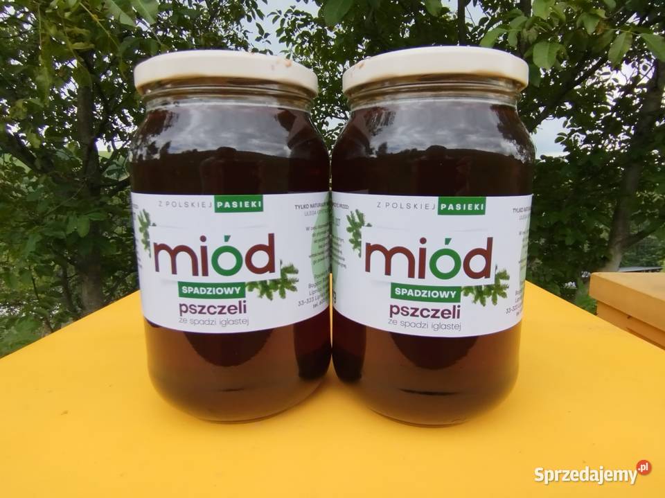 100 Miód spadziowy ze spadzi iglastej naturalny Lipnica Wielka