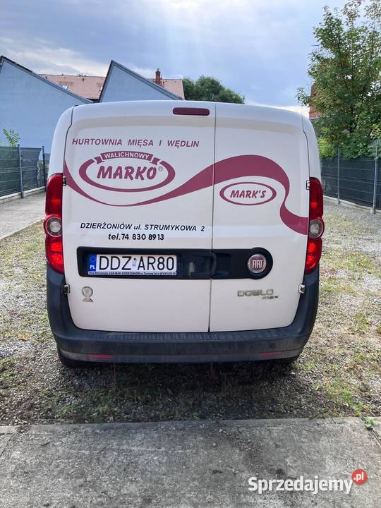 Syndyk sprzeda samochód ciężarowy Fiat Doblo dolnośląskie Wałbrzych