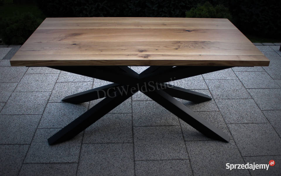 Stół dębowy SPIDER nowoczesny stół pająk loft Wieliczka