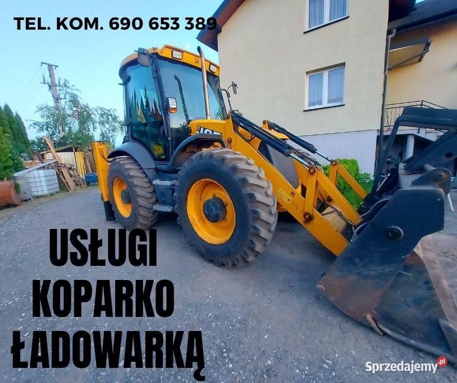 Usługi koparko ładowarką prace ziemne Toruń i kujawsko-pomorskie