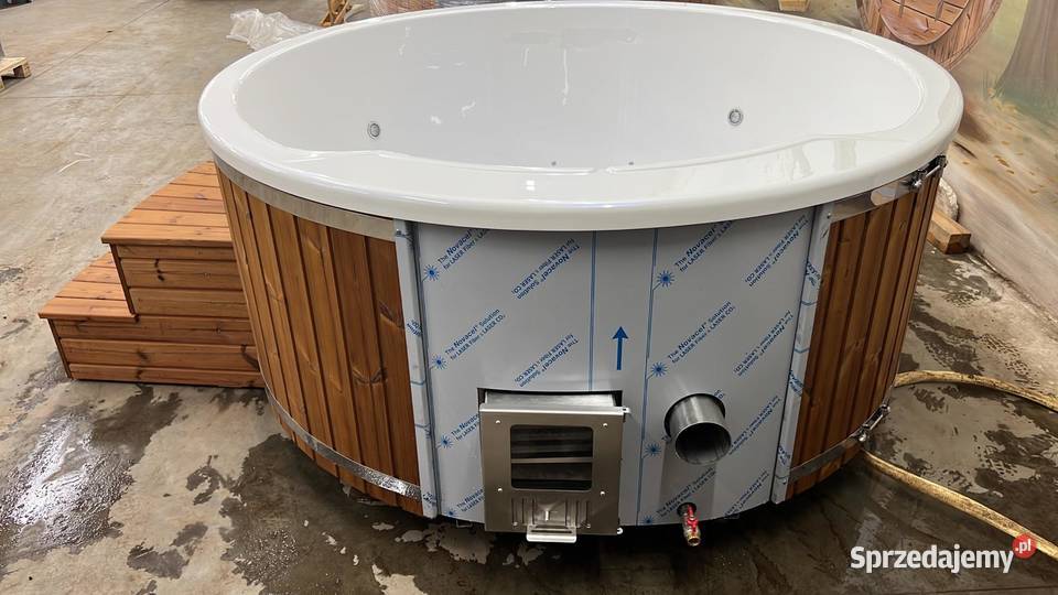 Gorąca Beczka Akrylowa Balia Ogrodowa Sauna Nidzica