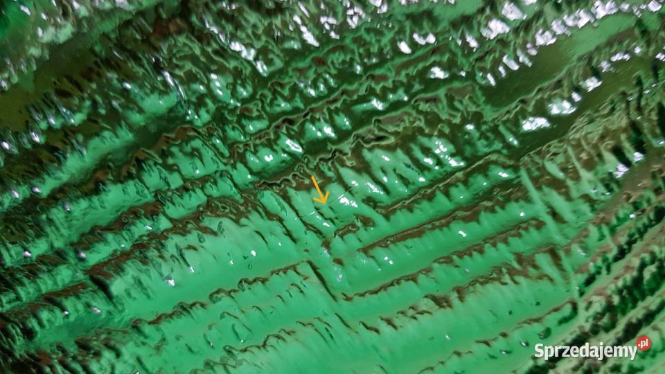 Talerzyk Igloo Ząbkowice kolorowe szkło PRL Porcelana i szkło Dąbrowa Górnicza