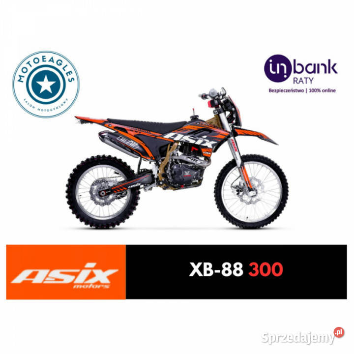 ASIX Inny Cross Asix XB88 300 Transport Raty Motocykle, skutery, quady Stare Miasto sprzedam