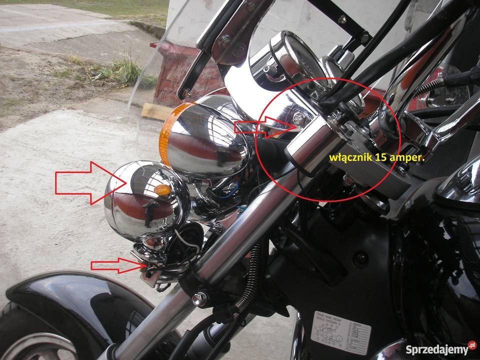 Keeway Superlight 125 SISSYBAR stelaż lamp Radomyśl Wielki sprzedam