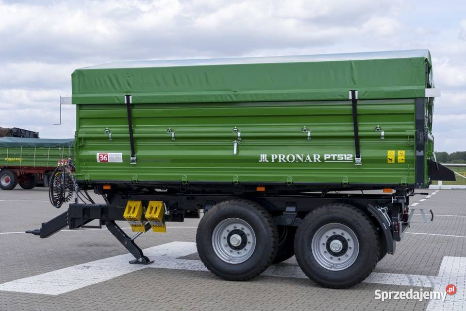 Przyczepa 12t tandem PT512 Pronar PT510 paletowa mazowieckie Mława