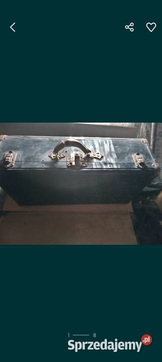 Stara walizka z okuciami Pozostałe Nakło nad Notecią