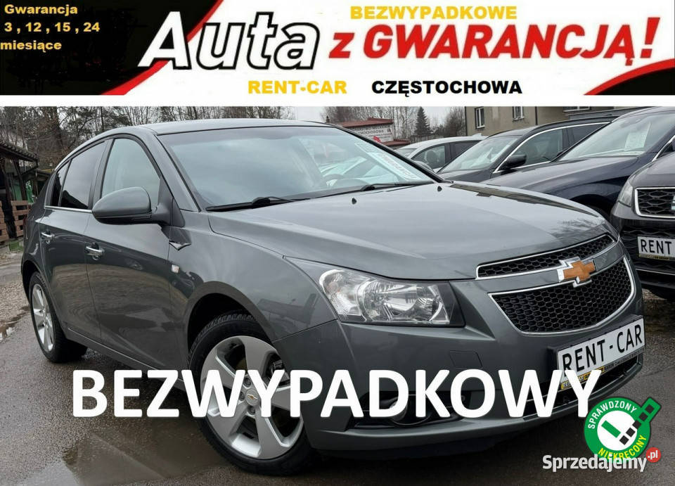Chevrolet Cruze 20D163ZAREJESTROWANYBezwypadkowy wspomaganie kierownicy Samochody osobowe śląskie Częstochowa