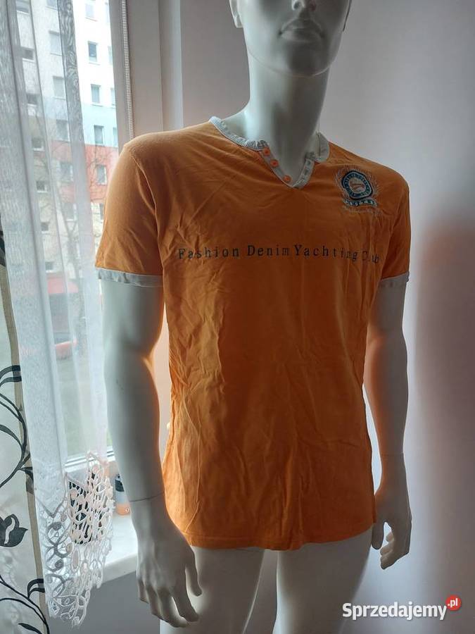 Tshirt pomarańczowy Marine Corps Rozmiar XXL Kraków sprzedam
