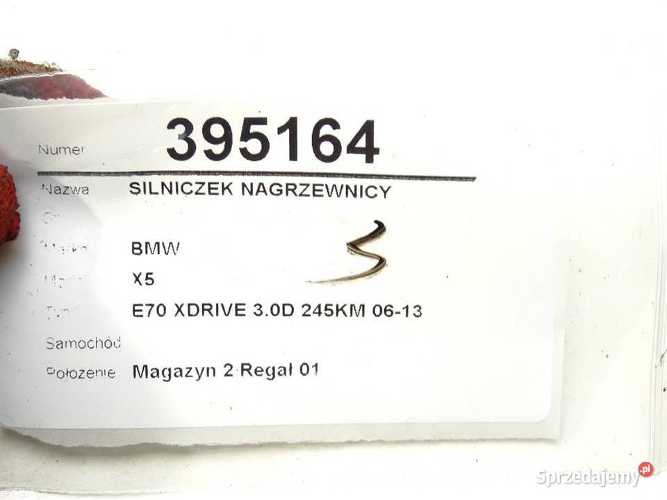 SILNICZEK NAGRZEWNICY BMW EFB336 E70 0613 podkarpackie sprzedam