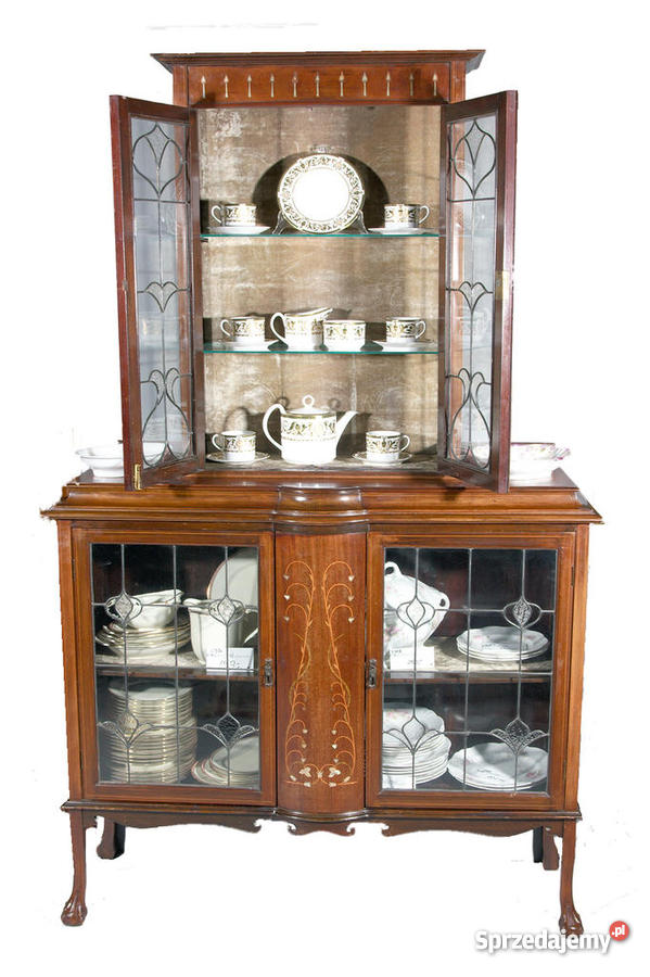 Angielski kredens witrynka w stylu Jerzego II XI Bielsko-Biała sprzedam