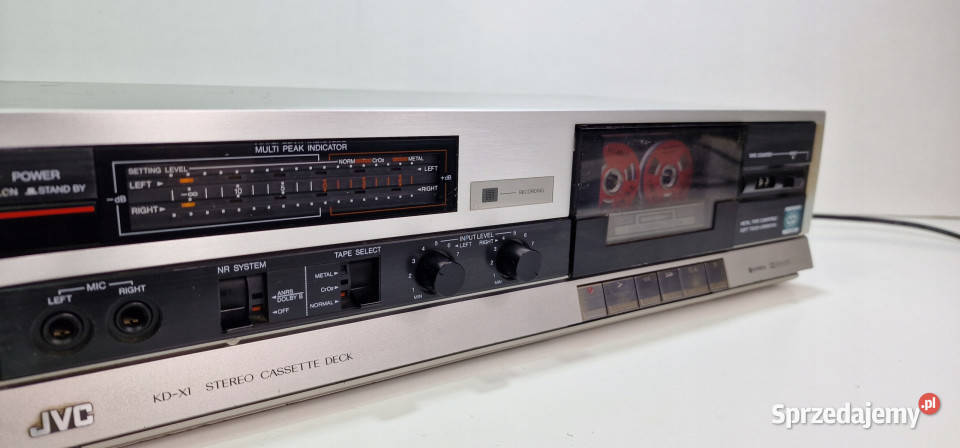 JVC KD X1 KDX1 dwukasetowy magnetofon deck Magnetofony Międzychód
