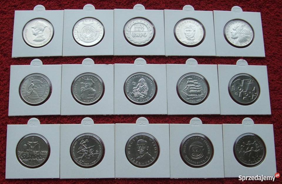ZESTAW MONET 50 100 PRL LATA 80TE KOMPLET POLSKA Katowice
