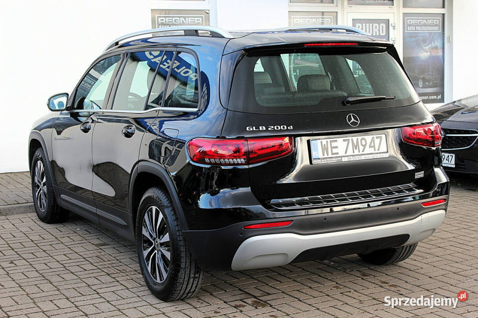 Mercedes GLB SalonPL FV23 BLIS Navi LED Kamera czarny Sokołów sprzedam