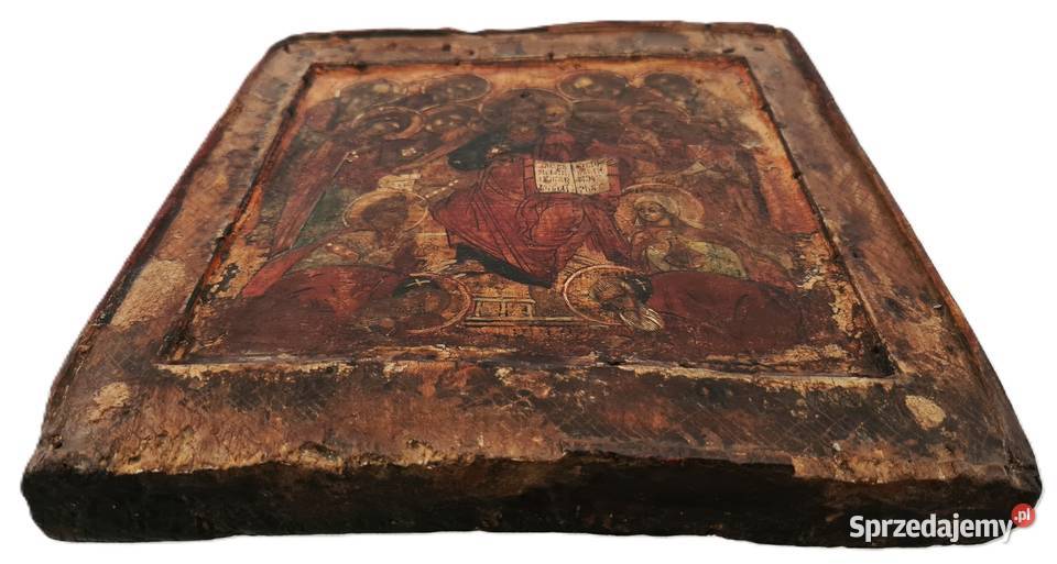 Ikona Deesis I poł XVII wieku 0209 Malarstwo