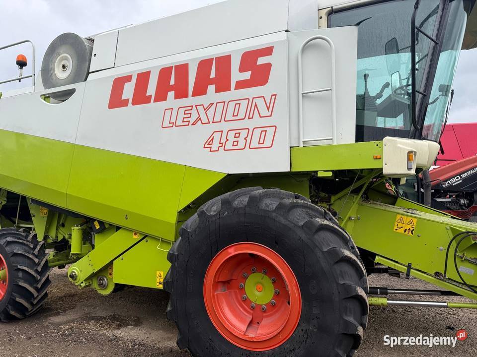 Kombajn zbożowy Claas Lexion 480 prod 1997 heder Nowa Ruda