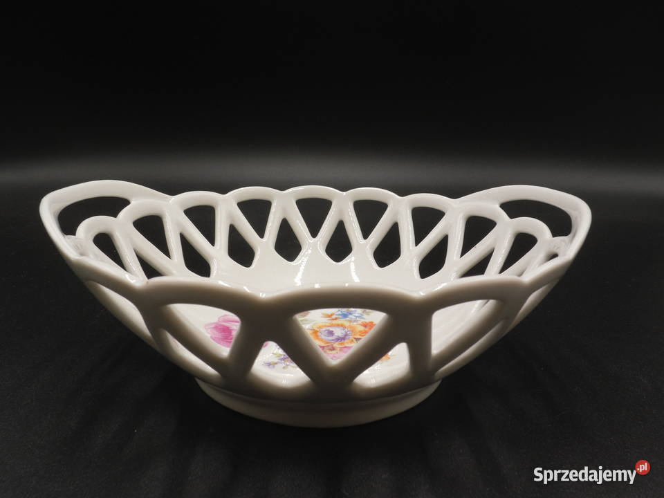 Koszyk porcelanowy ażurowy FINE CHINA LICHTE Porcelana i szkło Raszków