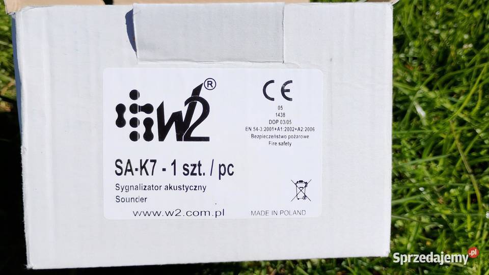 Pożarowy sygnalizator akustyczny 16325V DC 100dB Piwniczna-Zdrój sprzedam
