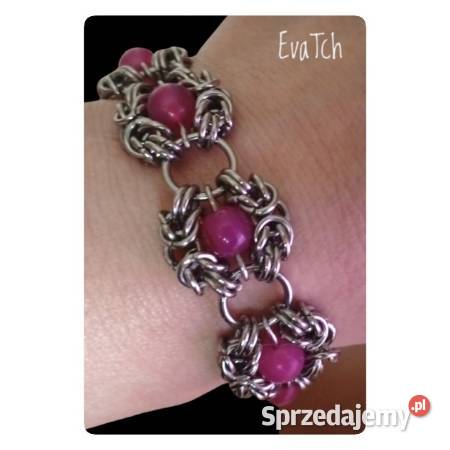 Bransoletka handmade ze stali szlachetnej z Ciechanów