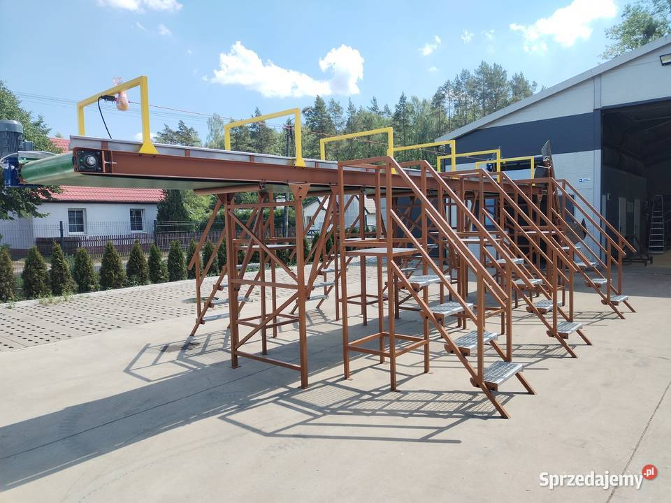 Linia do sortowania odzieży odpadów śmieci gruzu