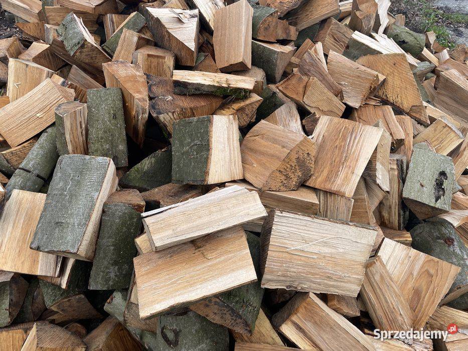 Drewno opałowe kominek piec połupane buk grab Gródki sprzedam