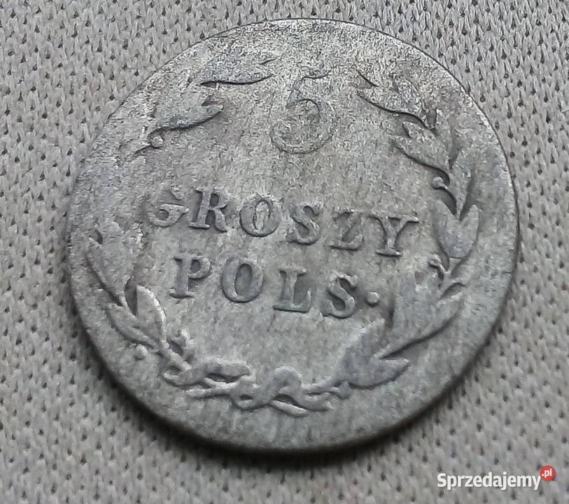KRÓLESTWO POLSKIE5 GROSZY1819 r SREBRO mazowieckie Legionowo