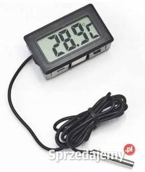 Termometr Elektroniczny LCD Czarny 50 110C Łódź