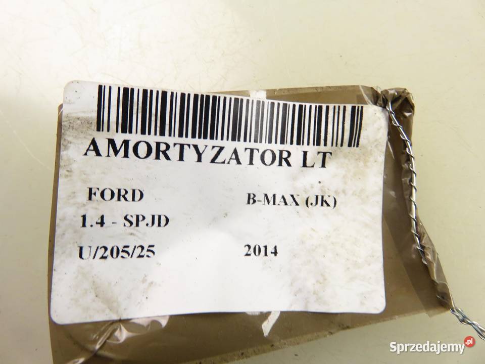 AMORTYZATOR TYŁ FORD B JK 14 SPJD AP3118080BG
