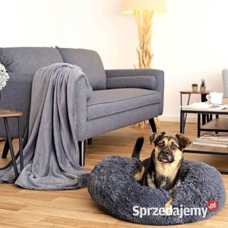 Włochate legowisko psa kota miękkie posłanie Warszawa
