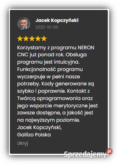 Program CADCAM i generator kodu do wypalarek Rumia