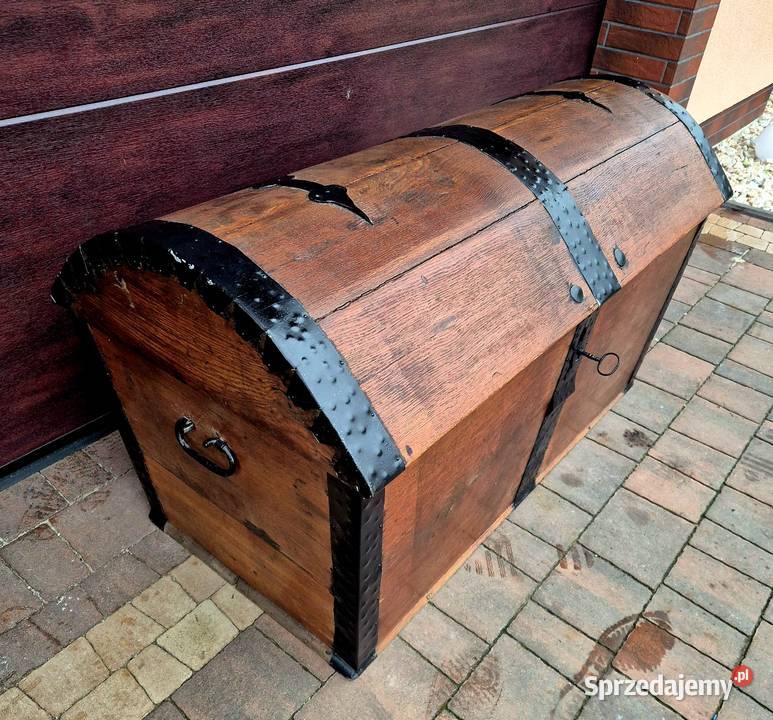 Stara zabytkowa skrzynia kufer sprzedam
